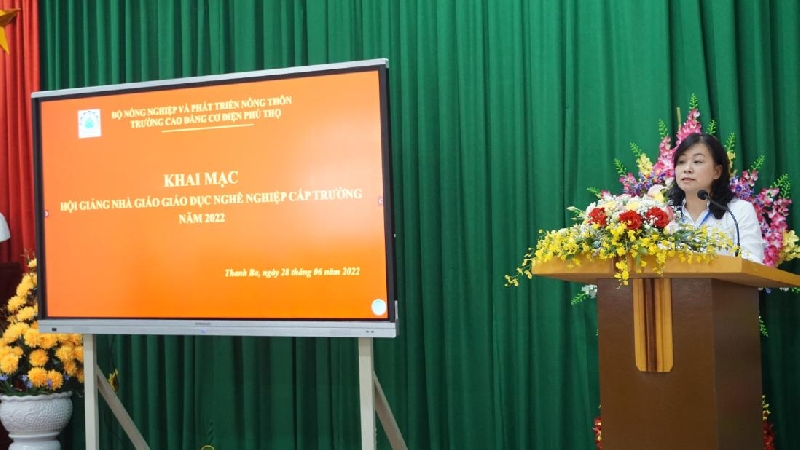 Khai mạc Hội giảng Nhà giáo GDNN cấp trường năm 2022