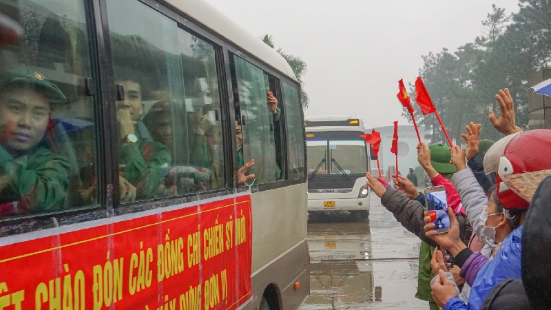 Thanh Ba tổ chức lễ giao nhận quân năm 2022 tại PCEM