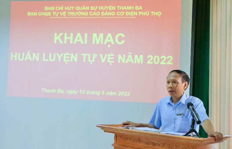 Khai mạc dân quân tự vệ năm 2022
