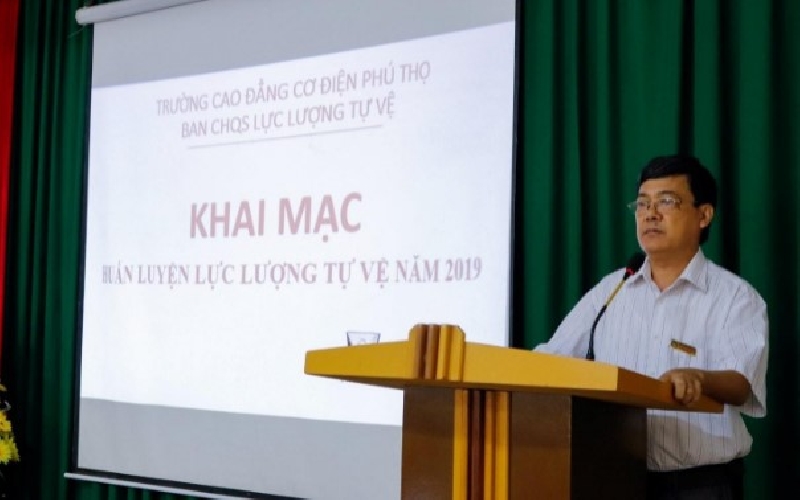 Lễ khai mạc huấn luyện lực lượng tự vệ năm 2019